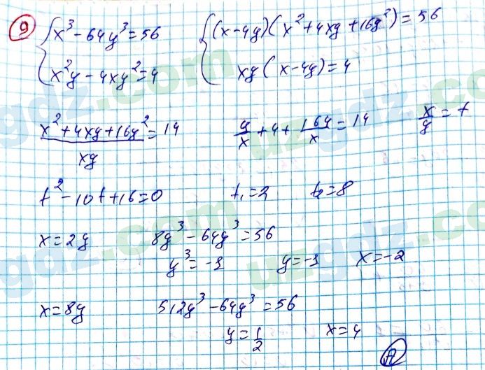 Алгебра Алимов 9 класс 2019 Тест 9