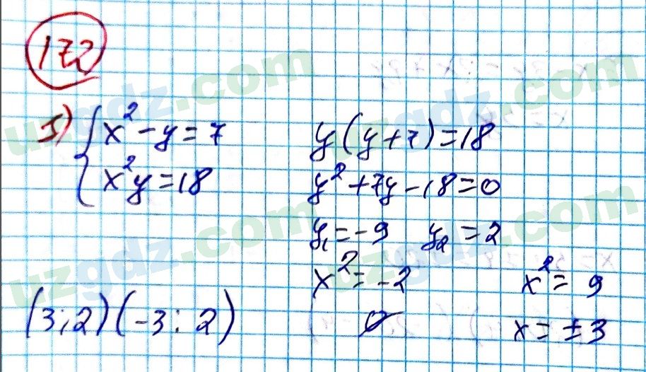 Алгебра Алимов 9 класс 2019 Упражнение 172