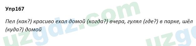 Русский язык Зеленина 5 класс 2020 Упражнение 167