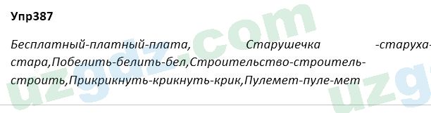 Русский язык Зеленина 5 класс 2020 Упражнение 387