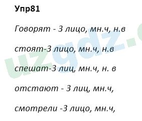 Русский язык Зеленина 5 класс 2020 Упражнение 81