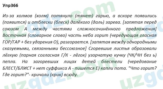 Русский язык Зеленина 5 класс 2020 Упражнение 366