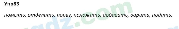 Русский язык Зеленина 5 класс 2020 Упражнение 83