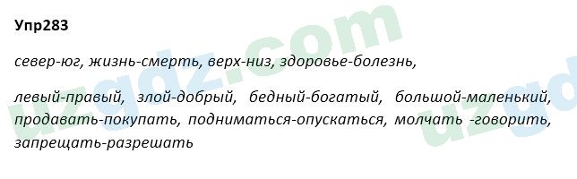 Русский язык Зеленина 5 класс 2020 Упражнение 283