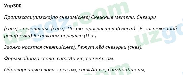 Русский язык Зеленина 5 класс 2020 Упражнение 300