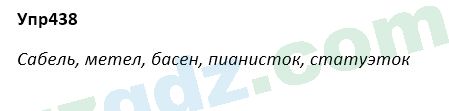 Русский язык Зеленина 5 класс 2020 Упражнение 438
