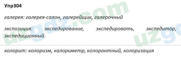 Русский язык Зеленина 5 класс 2020 Упражнение 304
