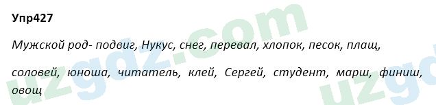 Русский язык Зеленина 5 класс 2020 Упражнение 427