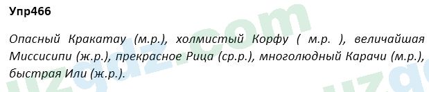 Русский язык Зеленина 5 класс 2020 Упражнение 466