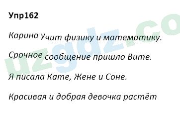 Русский язык Зеленина 5 класс 2020 Упражнение 162