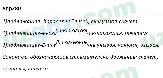 Русский язык Зеленина 5 класс 2020 Упражнение 280