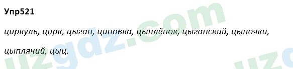 Русский язык Зеленина 5 класс 2020 Упражнение 521
