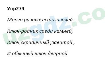 Русский язык Зеленина 5 класс 2020 Упражнение 274