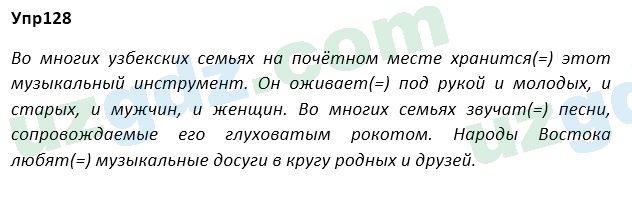 Русский язык Зеленина 5 класс 2020 Упражнение 128