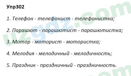 Русский язык Зеленина 5 класс 2020 Упражнение 302