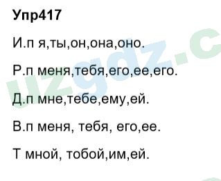 Русский язык Зеленина 6 класс 2017 Упражнение 417