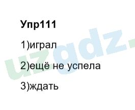 Русский язык Зеленина 6 класс 2017 Упражнение 111