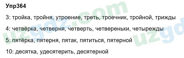 Русский язык Зеленина 6 класс 2017 Упражнение 364