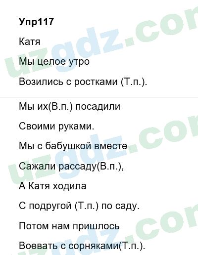 Русский язык Зеленина 6 класс 2017 Упражнение 117