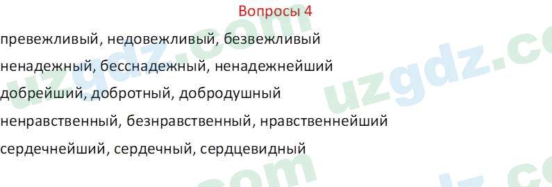 Русский язык Казакова Р. 6 класс 2022 Вопрос 4