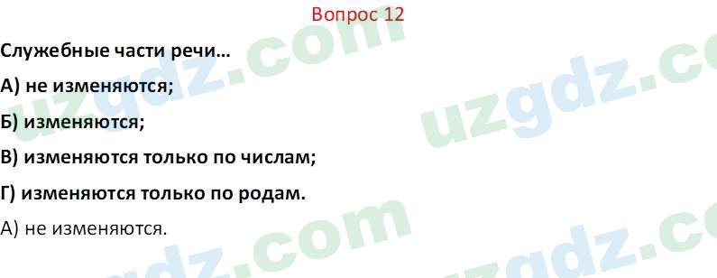 Русский язык Юнусовна Т. О. 7 класс 2022 Вопрос 12