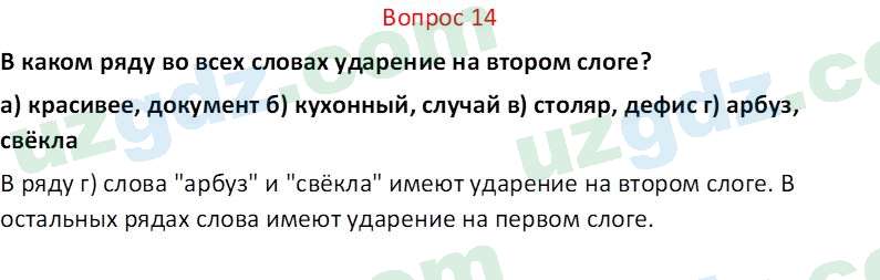 Русский язык Юнусовна Т. О. 7 класс 2022 Вопрос 14