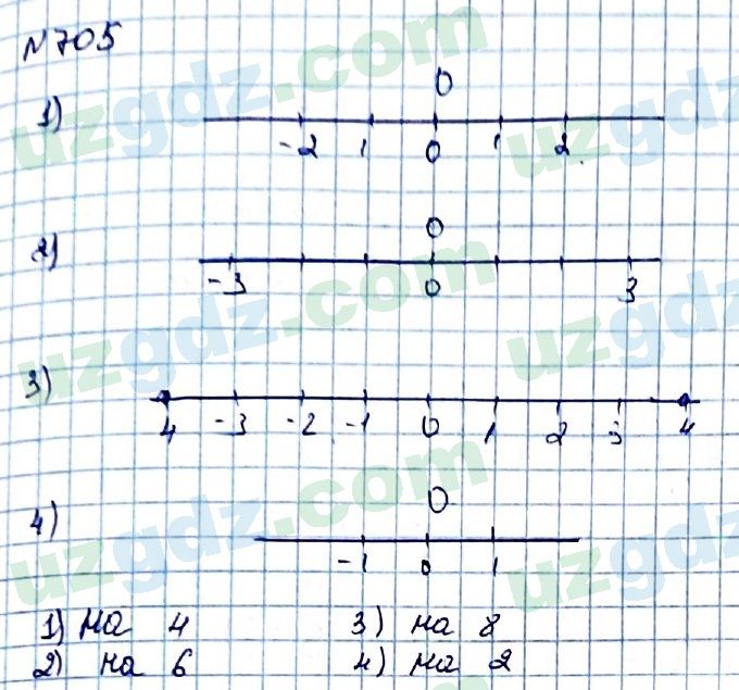 Математика Мирзаахмедов 6 класс 2017 Упражнение 705