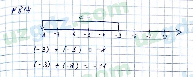 Математика Мирзаахмедов 6 класс 2017 Упражнение 814
