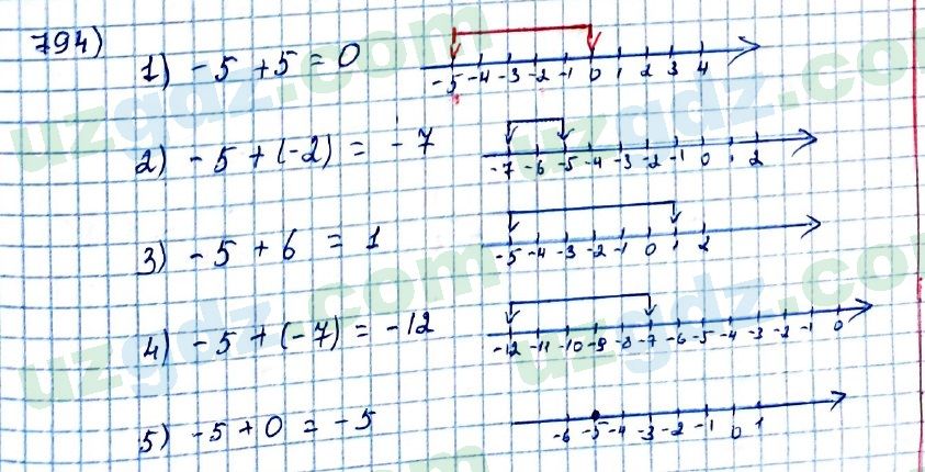Математика Мирзаахмедов 6 класс 2017 Упражнение 794