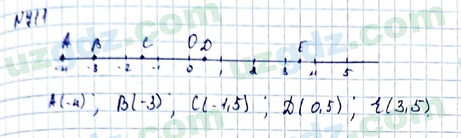 Математика Мирзаахмедов 6 класс 2017 Упражнение 711