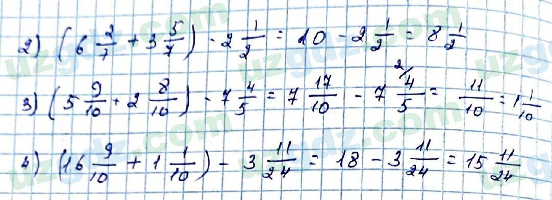 Математика Мирзаахмедов 6 класс 2017 Упражнение 956