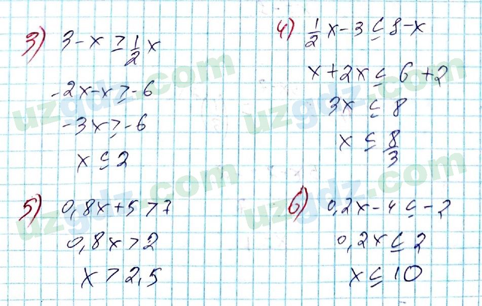 Алгебра Алимов 8 класс 2019 Упражнение 220