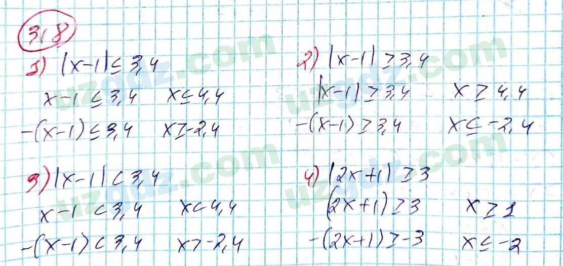 Алгебра Алимов 8 класс 2019 Упражнение 318