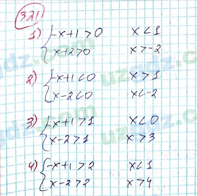 Алгебра Алимов 8 класс 2019 Упражнение 321
