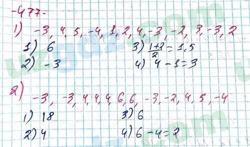 Алгебра Алимов 8 класс 2019 Упражнение 477